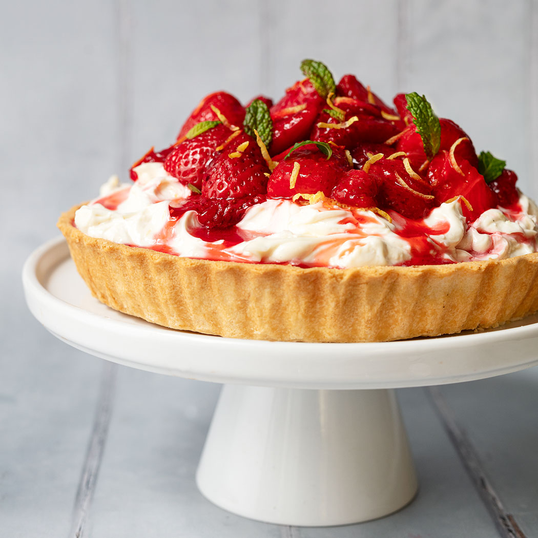 Strawberry mascarpone tart recipe | easyFood