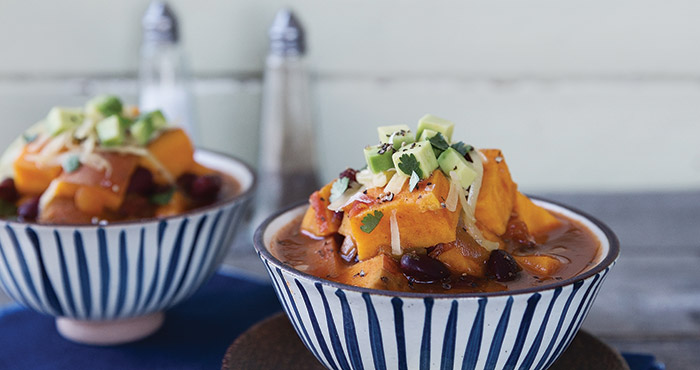 Super-simple sweet potato chilli Easy Food