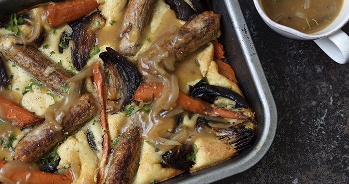 Veggie toad in the hole Easy Food