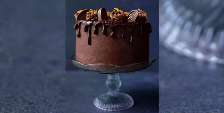 Chocolate Orange cake, easyfood, christmas