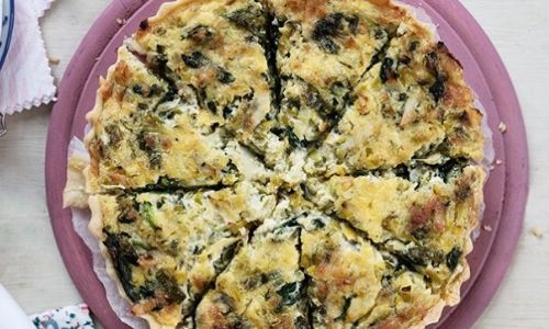 Quiche with leeks, greens and Gruyere_easyfood