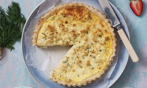Crab and leek quiche_easyfood