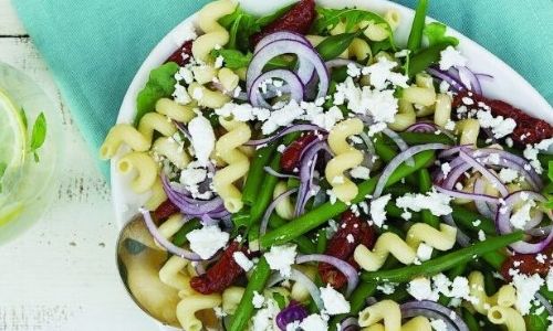 Goat's cheese pasta salad_easyfood