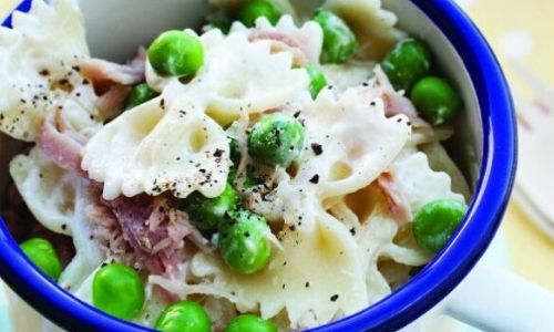 Lemony pea and ham pasta salad_easyfood