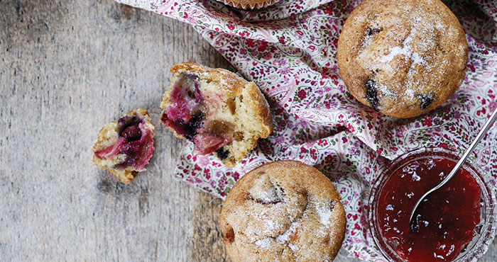 Vegan berry muffins Easy Food