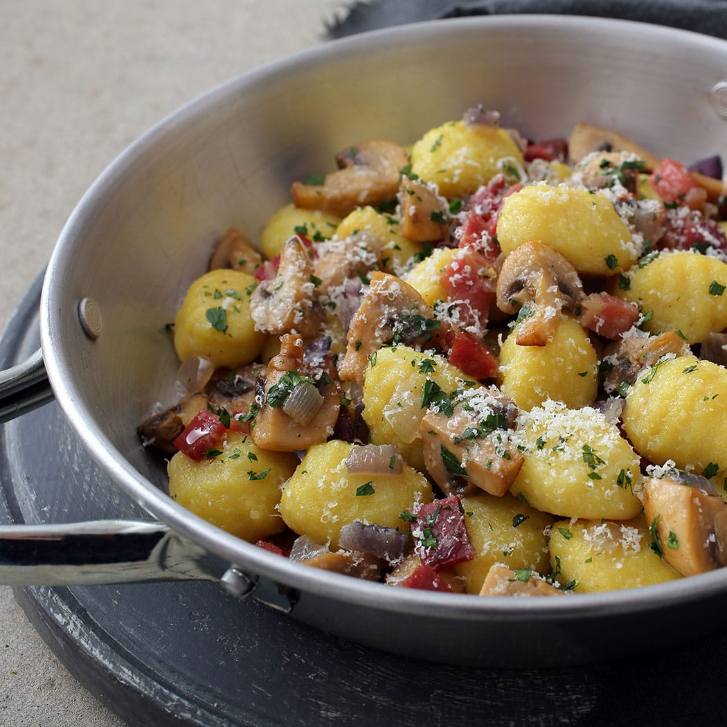 Wild mushroom and pancetta gnocchi | easyFood
