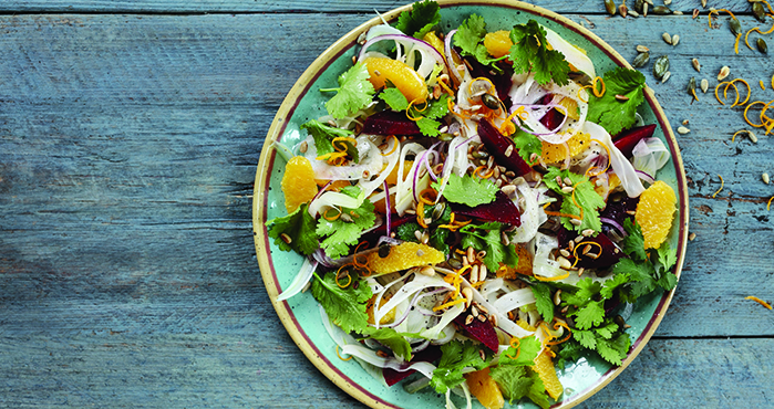 Winter citrus beetroot and fennel salad