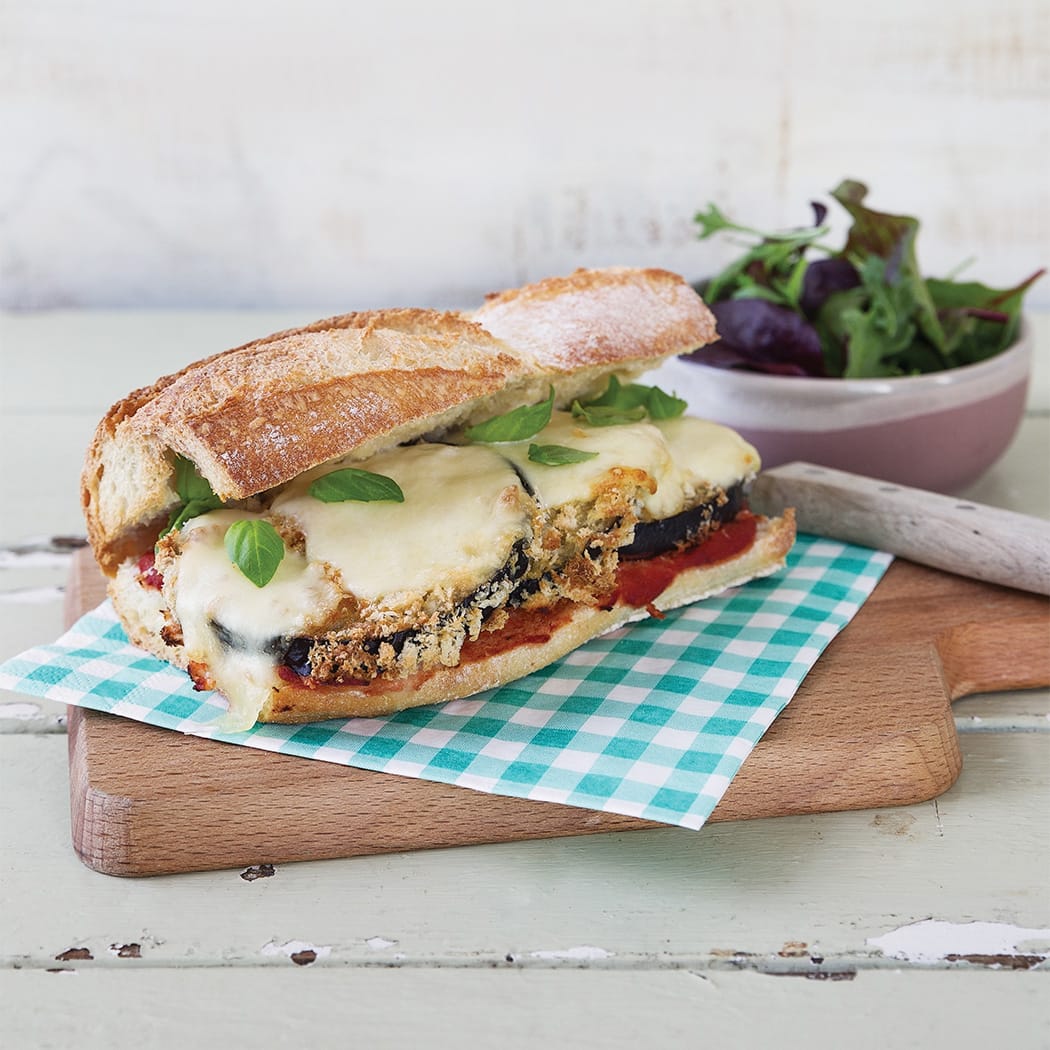 Aubergine parmigiana melts recipe | easyFood