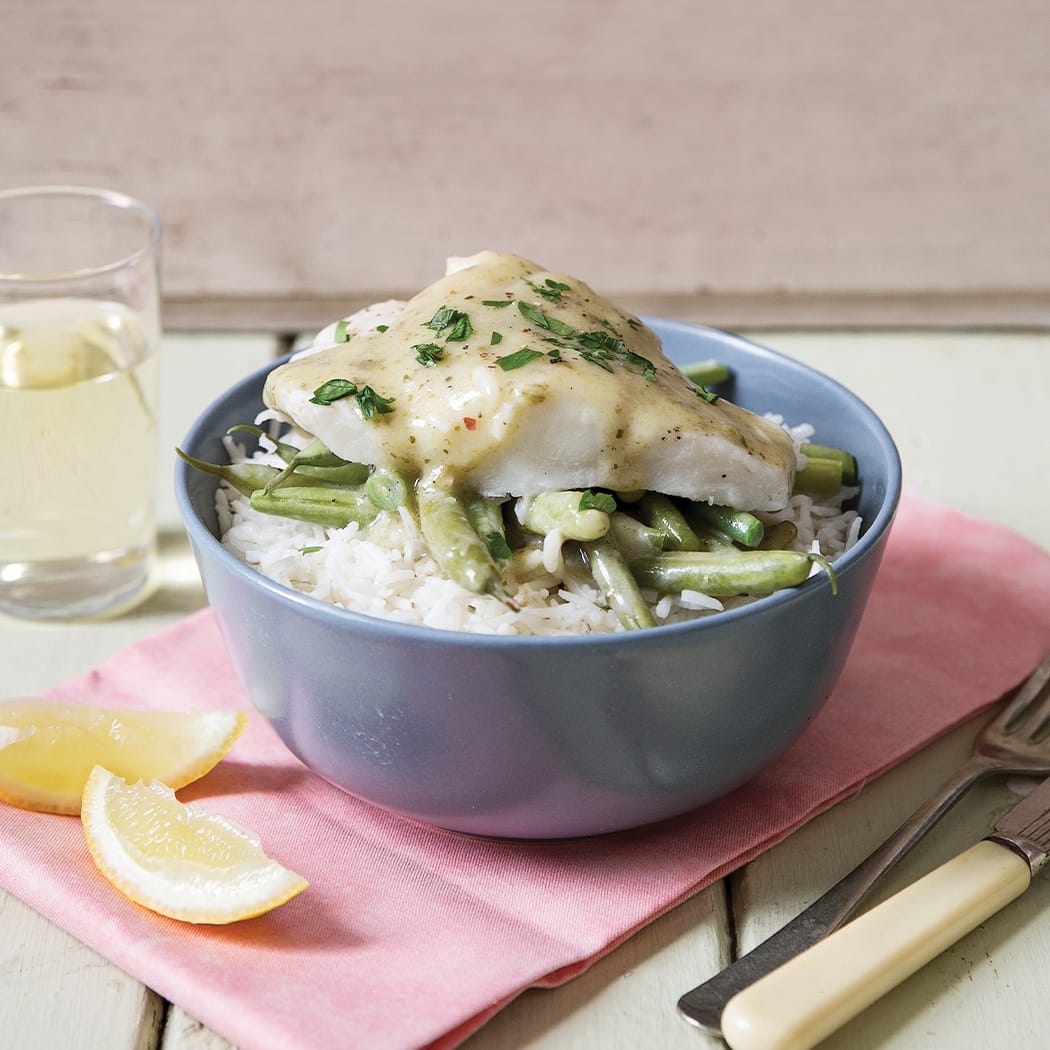 Baked coconut curry cod recipe | easyFood
