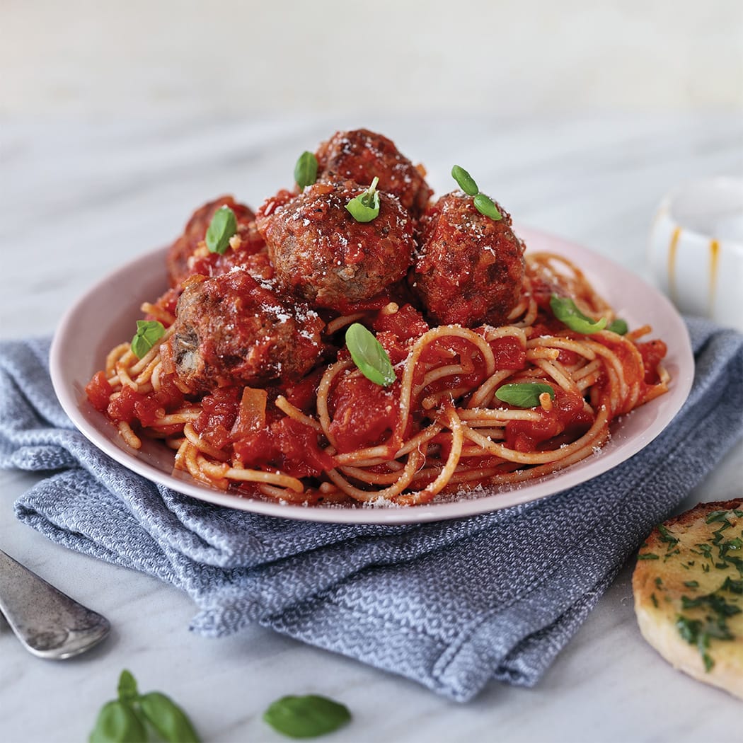 Butter bean-balls with spaghetti | easyFood