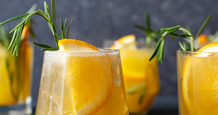 Campari & orange cocktails