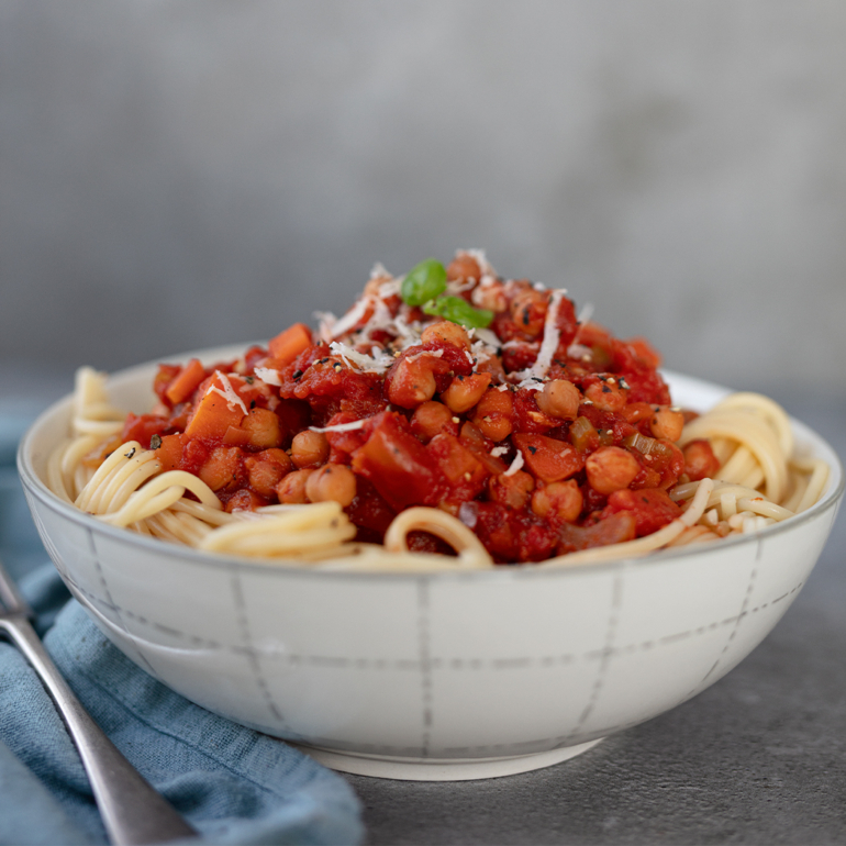 Chickpea bolognese