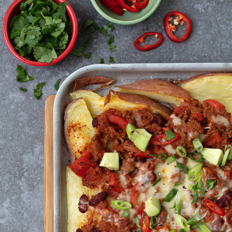 Chilli-loaded wedges