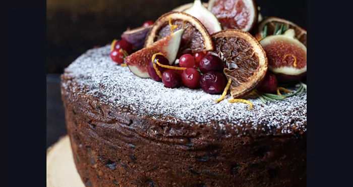 chocolate espresso chistmas cake