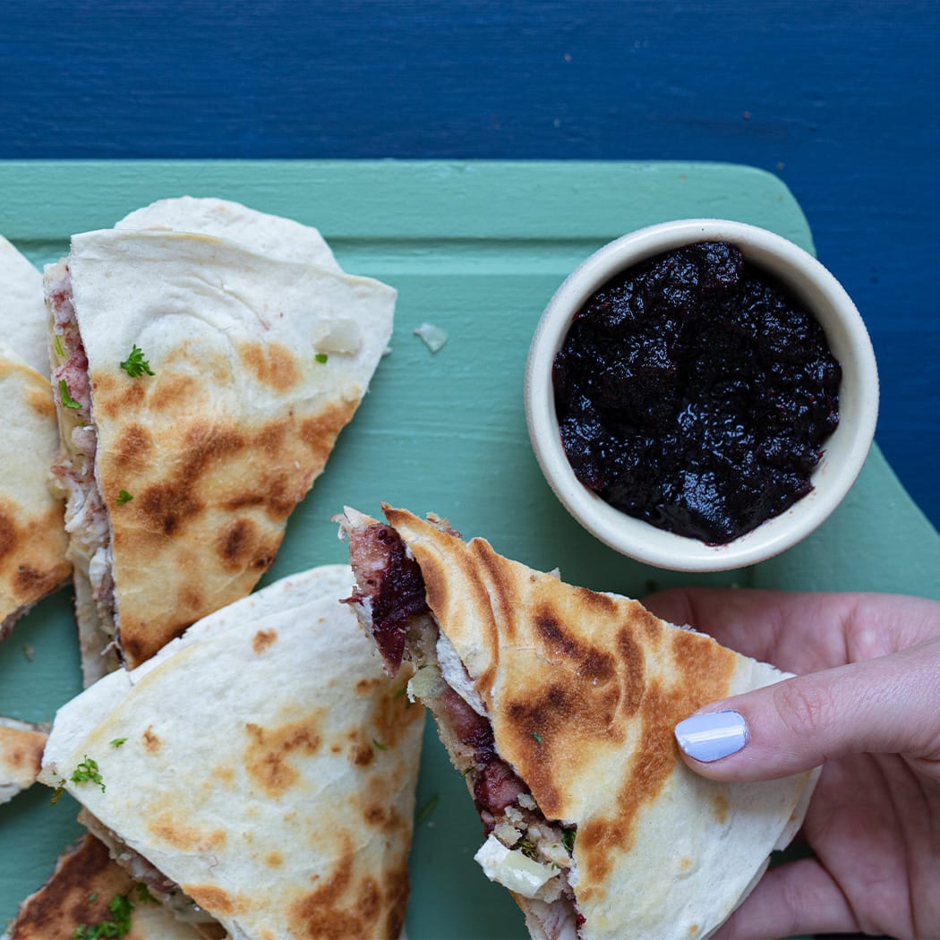 Christmas quesadillas recipe | easyFood