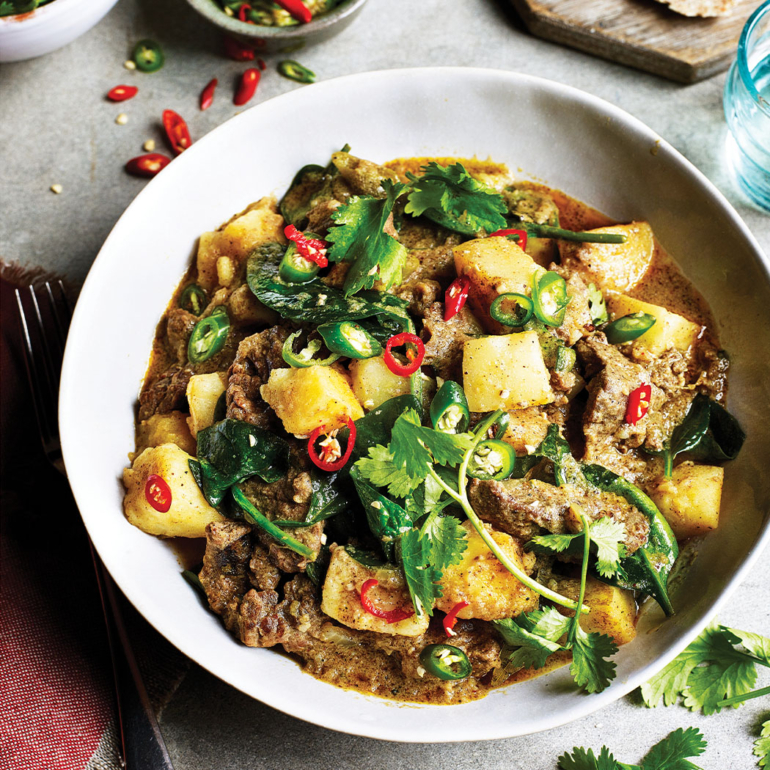 Sri Lankan beef and potato curry