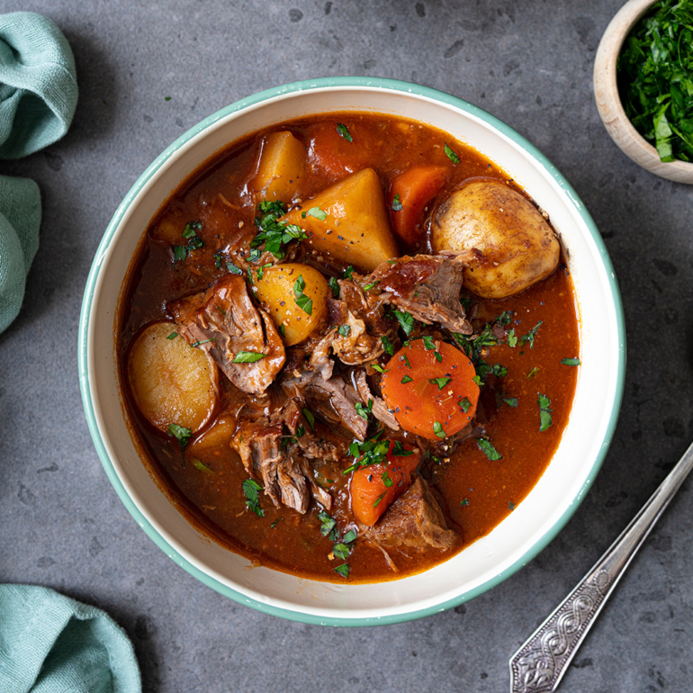 Lamb and stout stew