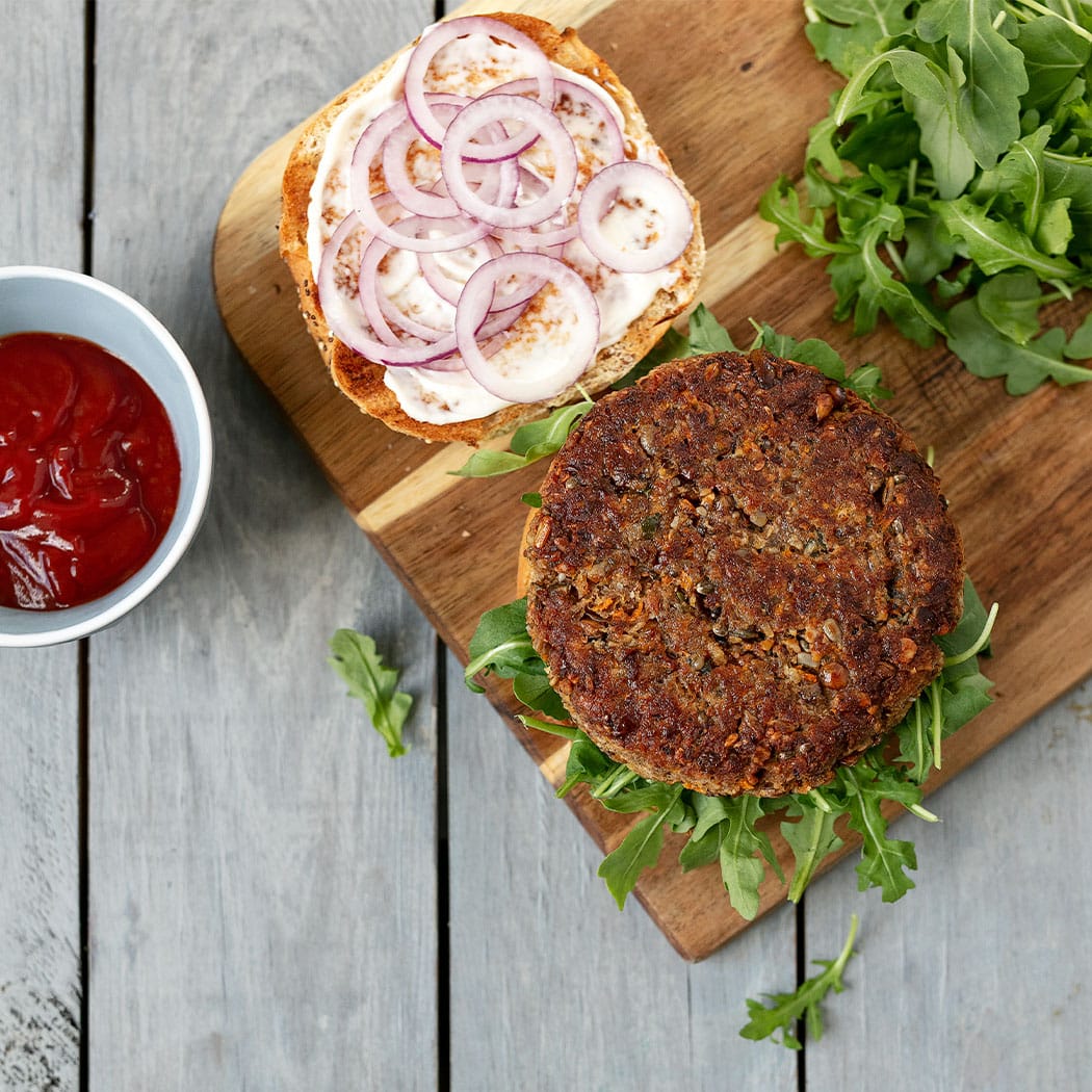 Lentil burgers recipe | easyFood