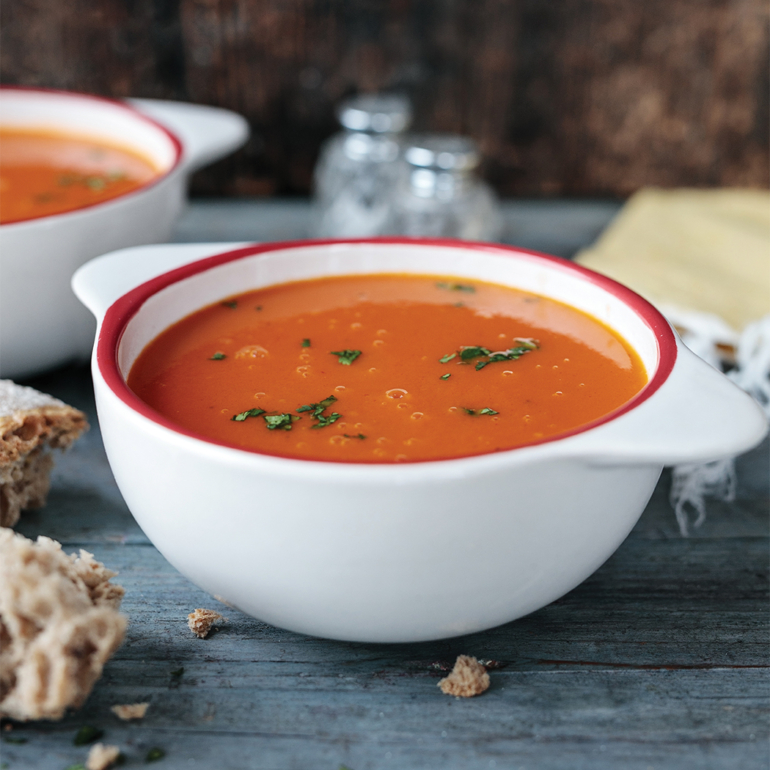 Orange and tomato soup