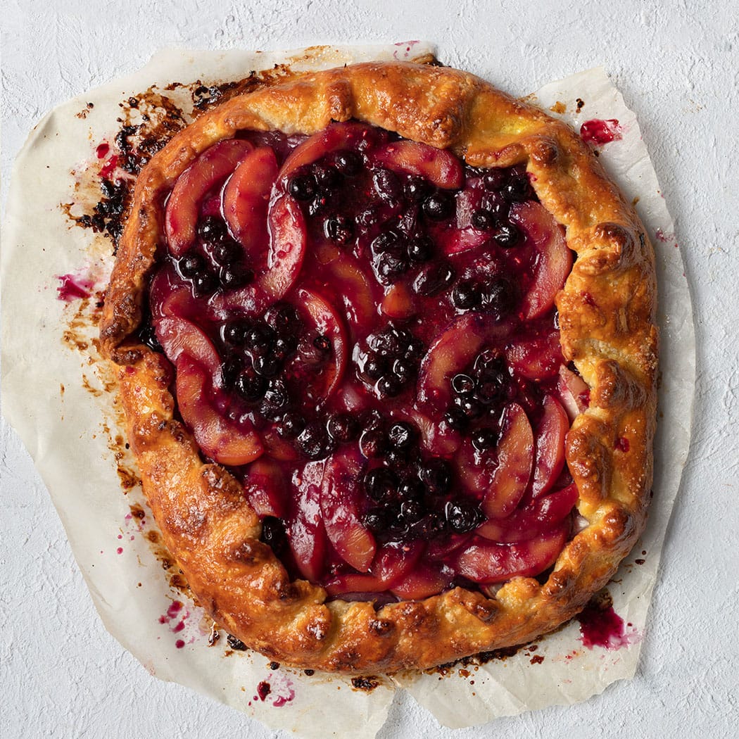 Peach and blueberry galette recipe | easyFood