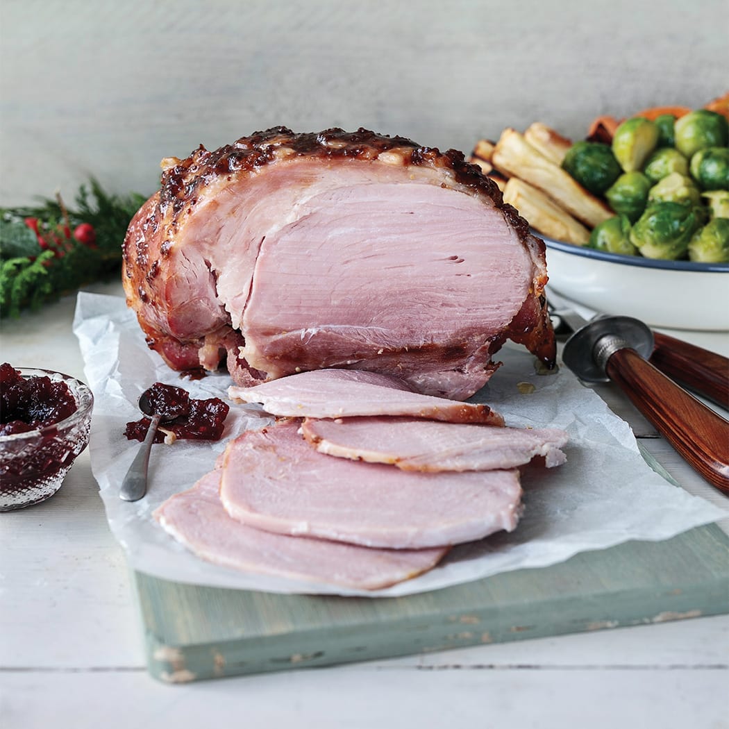 Plum-glazed ham recipe | easyFood