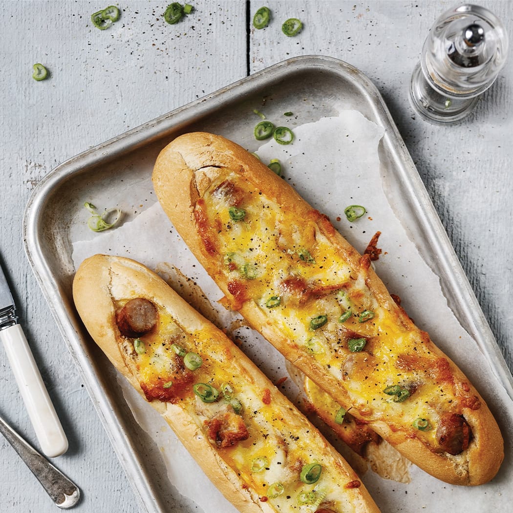 Sausage, egg and cheese breakfast boats | easyFood