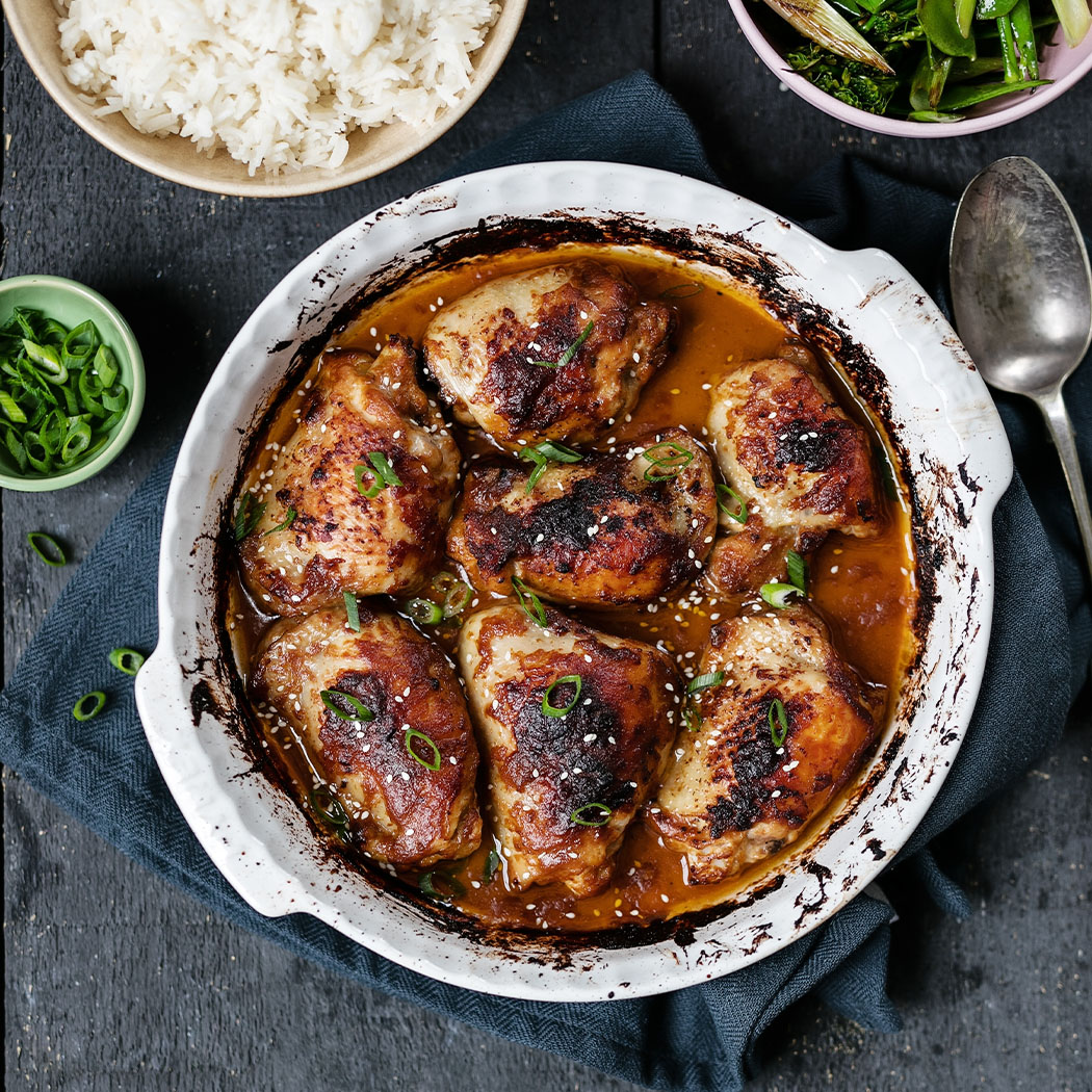 Sesame Miso Chicken Thighs Easyfood