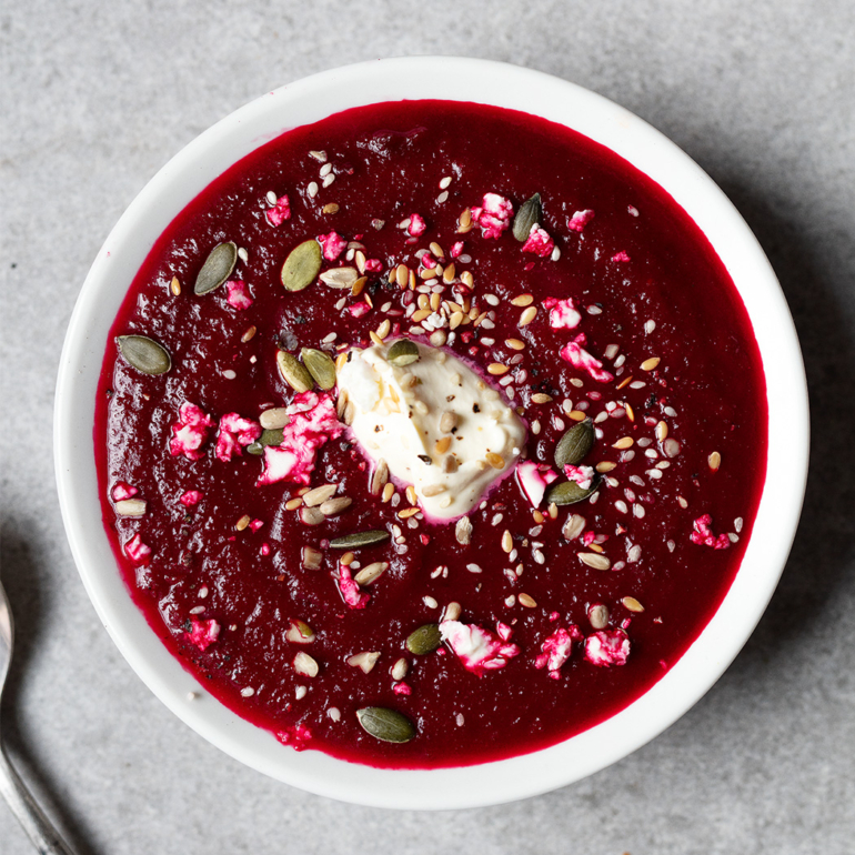 Simple beetroot soup
