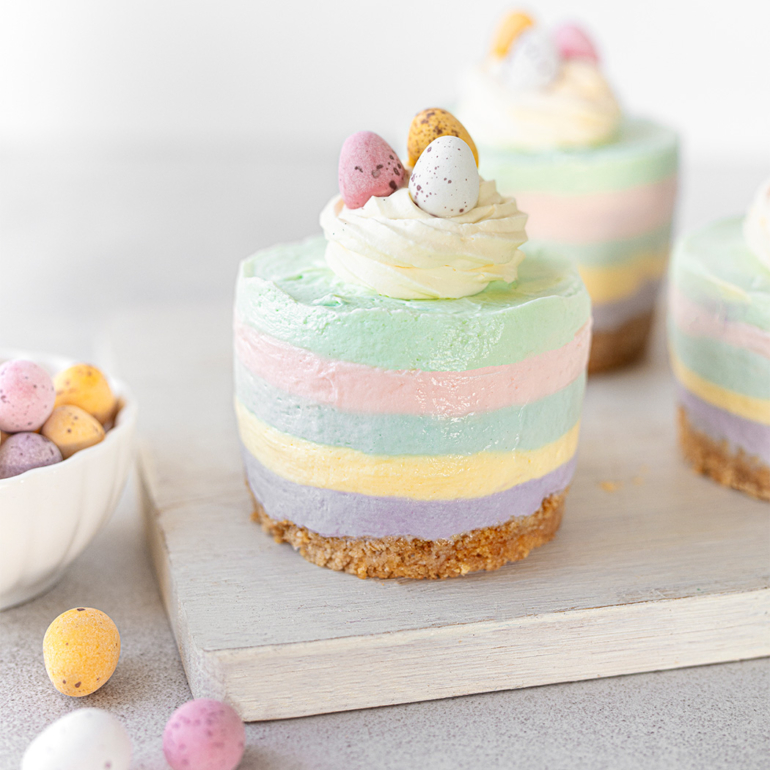 Easter cheesecakes by Siúcra