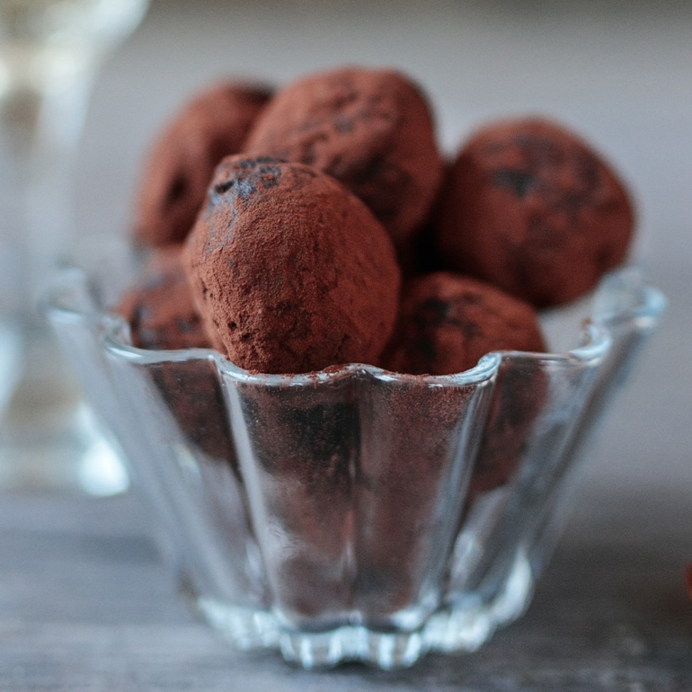 Small batch chocolate truffles