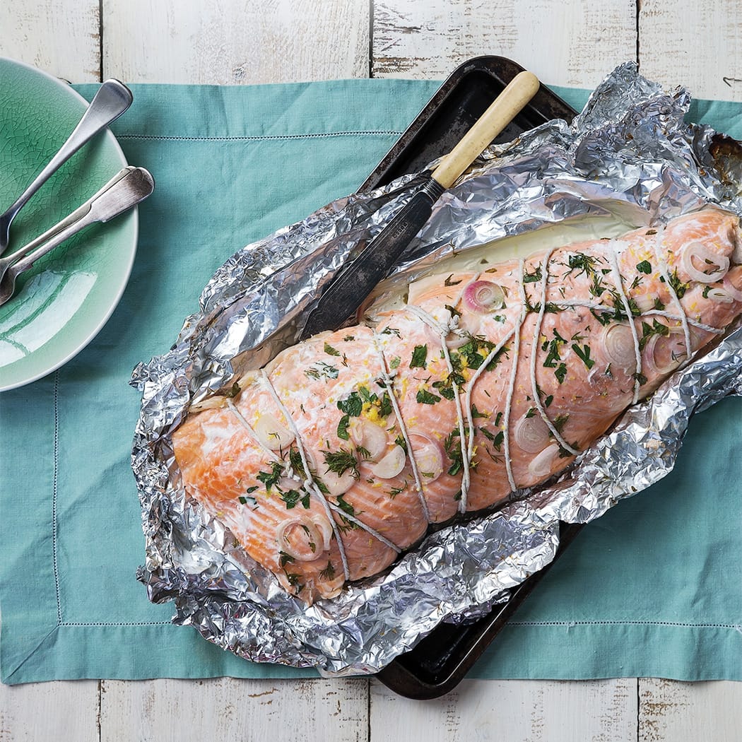So-simple roast salmon recipe | easyFood