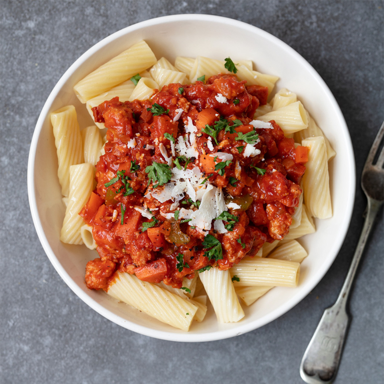 Spicy sausage ragù