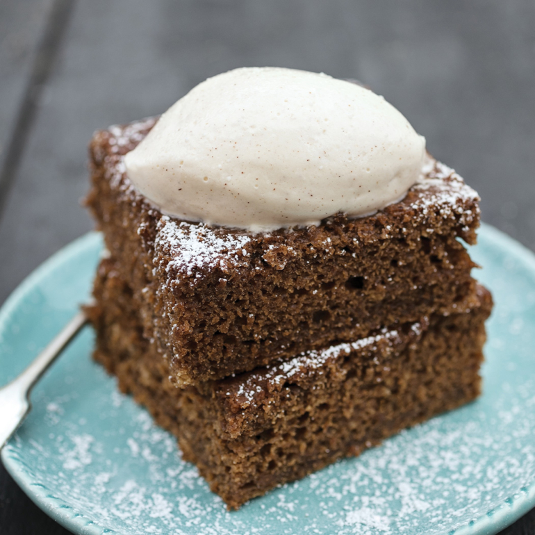 Sticky date and ginger cake