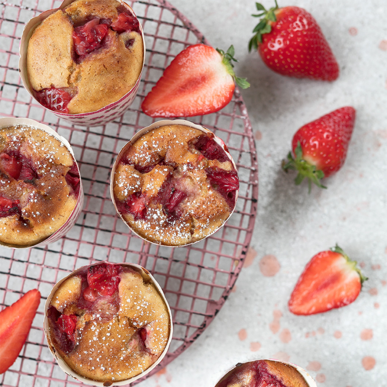 Strawberry muffins