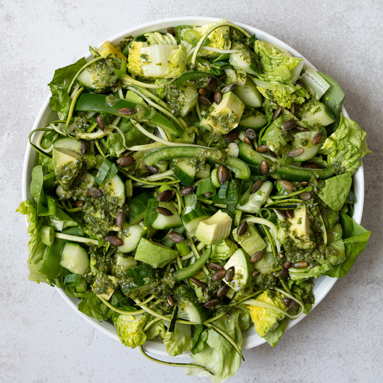 Super green salad