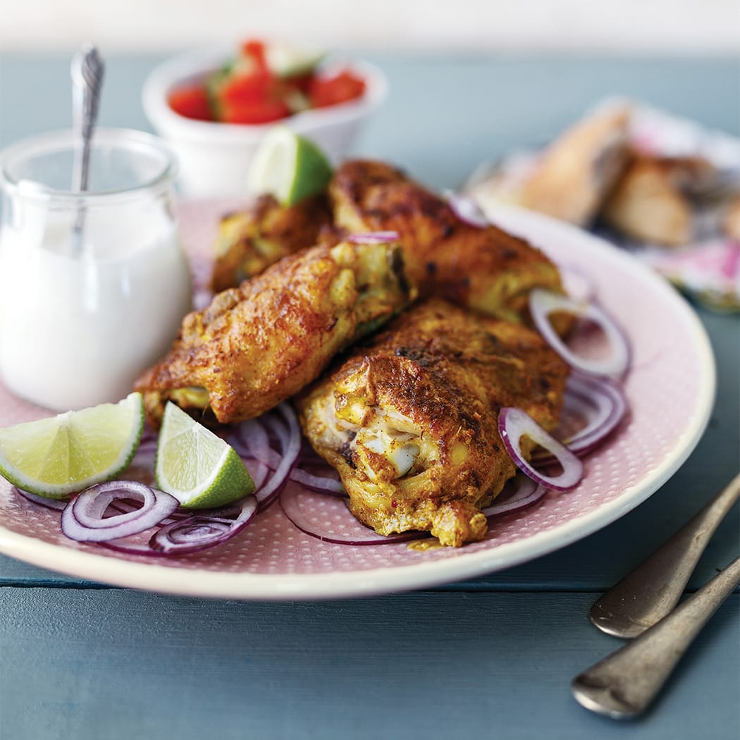 Tandoori chicken drumsticks recipe | easyFood