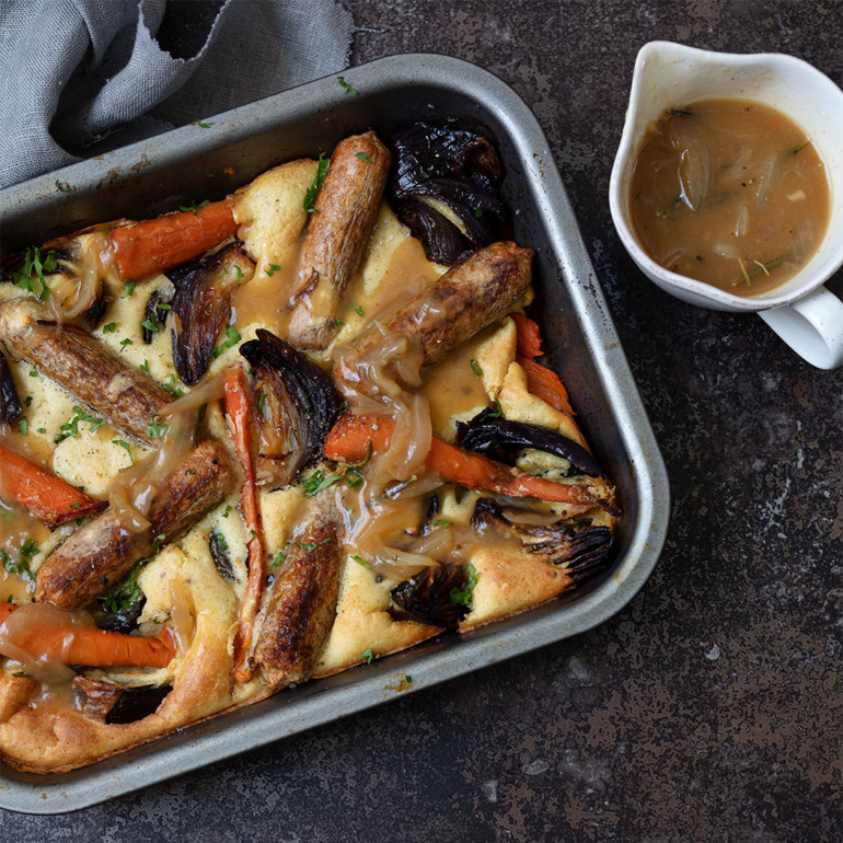 Veggie toad-in-the-hole