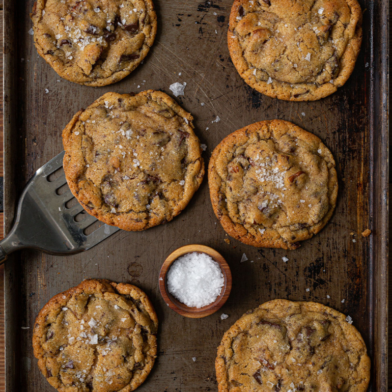 Brown butter chocolate chip cookies