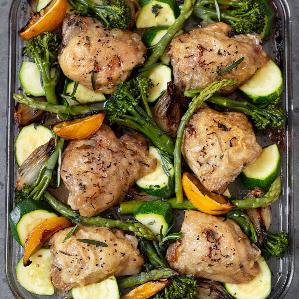 One-pan tarragon roast chicken | easyFood