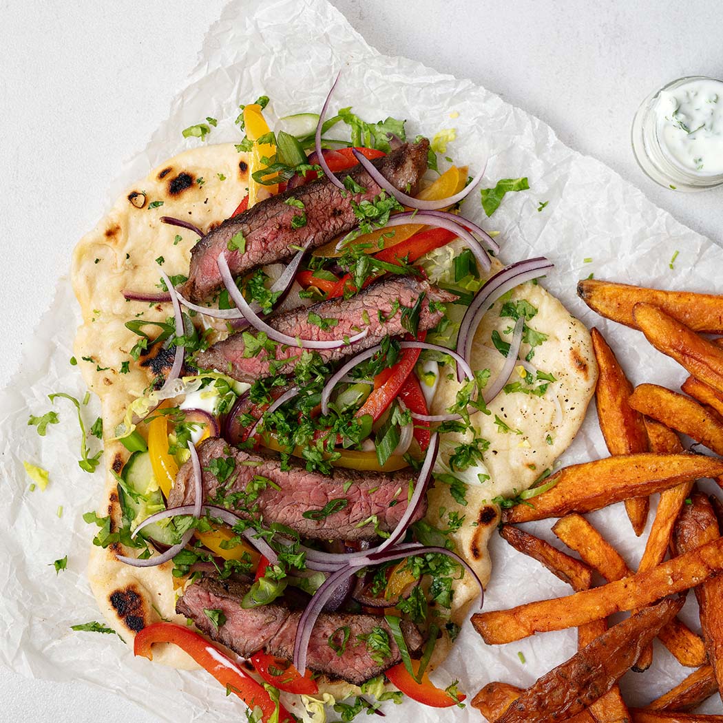 Spiced steak kebabs | easyFood