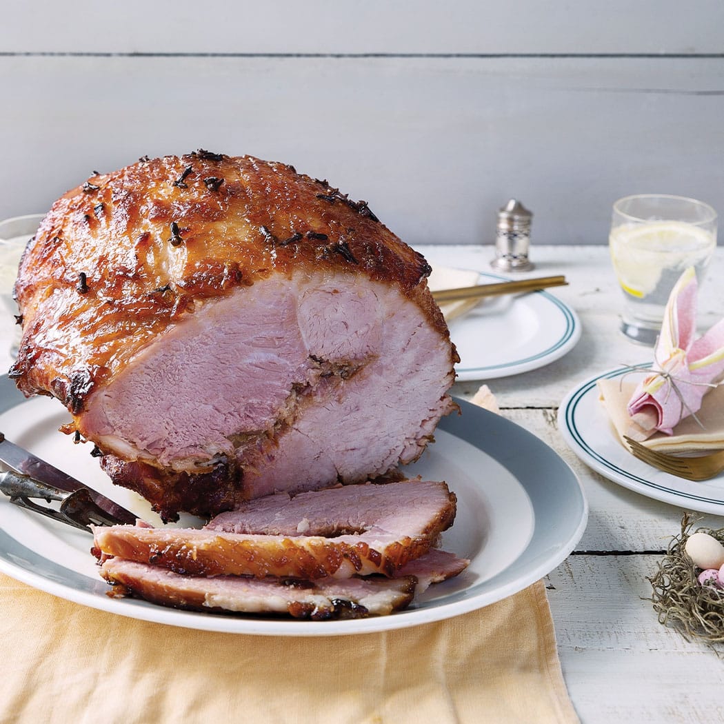 Lemon and ginger glazed ham recipe | easyFood