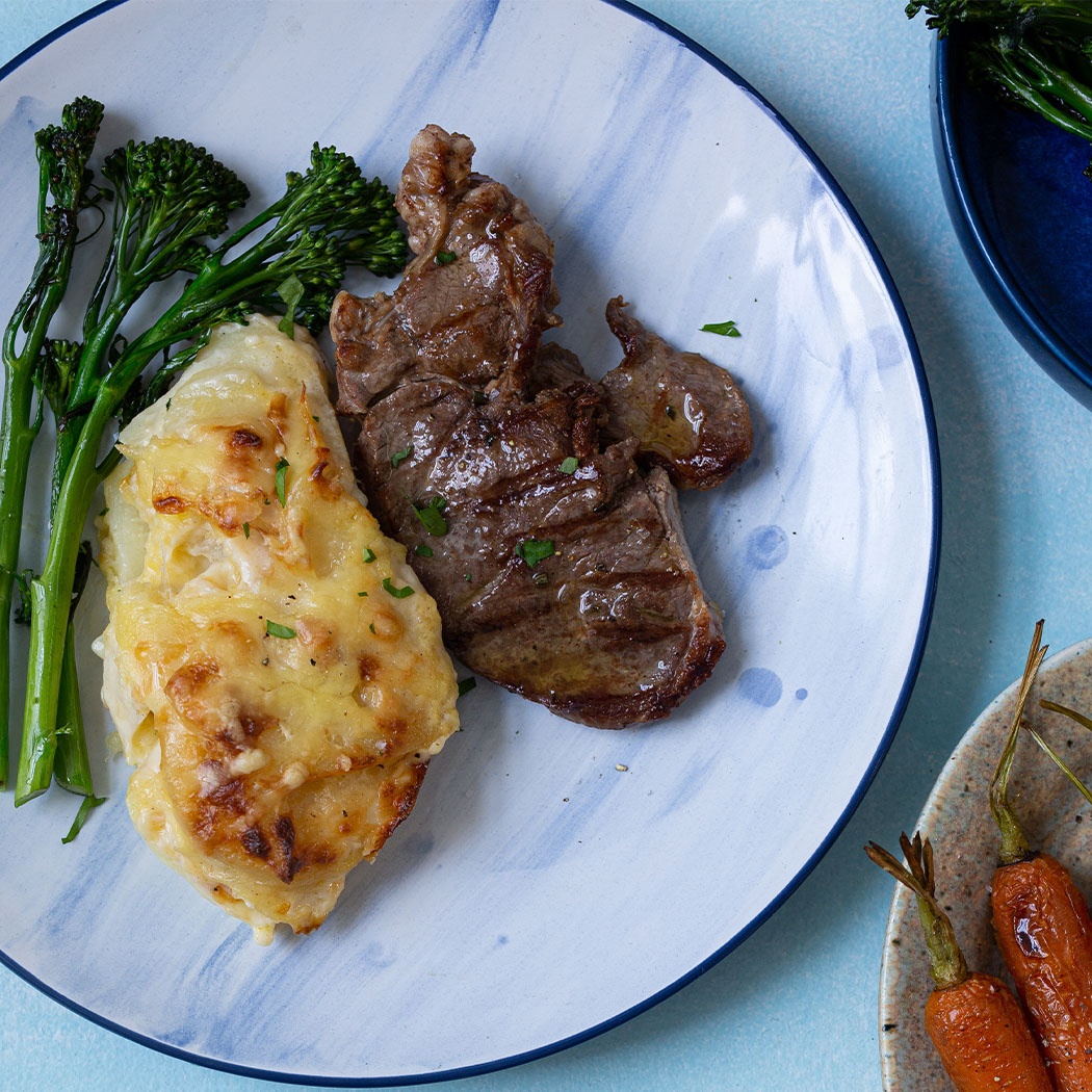 Marinated lamb steaks recipe | easyFood
