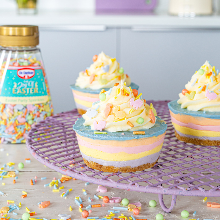 Mini Easter Cheesecakes by Dr.Oetker