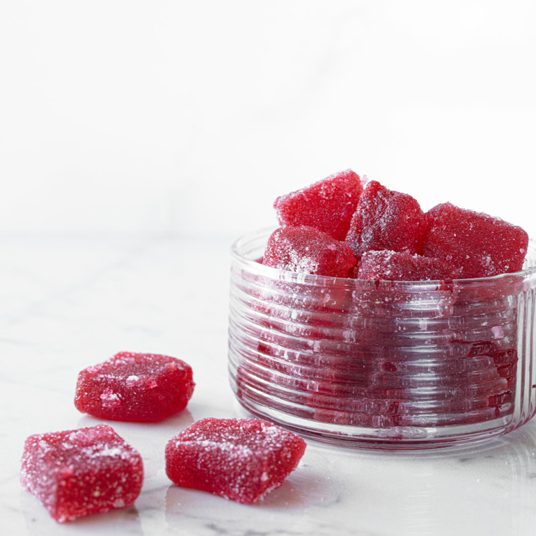 Raspberry & passion fruit pastilles