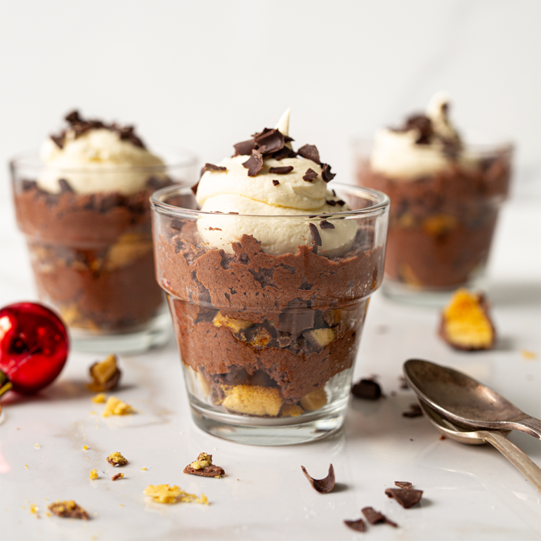 Gluten-free chocolate and honeycomb mousse by EUROSPAR