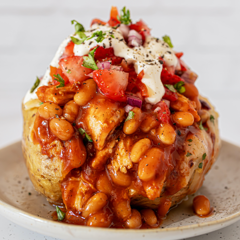 All-Irish loaded spuds by Batchelors and Ballymaloe Foods