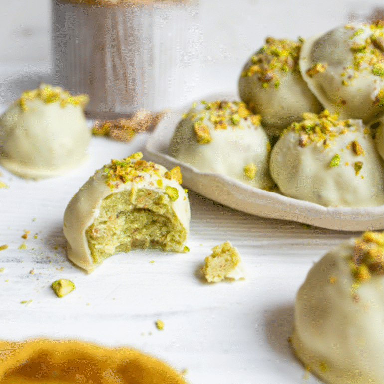 Dubai-inspired chocolate bites by Aviva