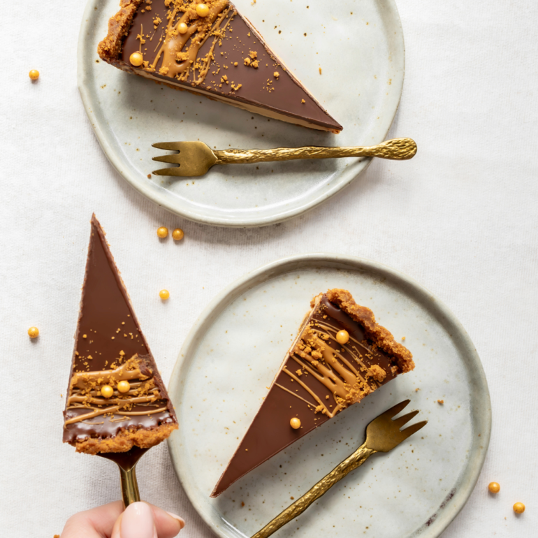 The lazy baker’s Biscoff dream tart